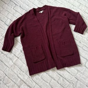 American Eagle Knit Cardigan Longline Pockets
